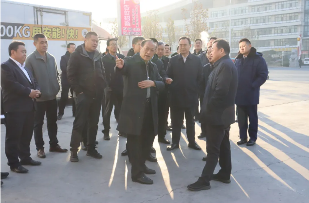 临沂市委常委、副市长苟宏水带队到顺和天源智慧物流园调研